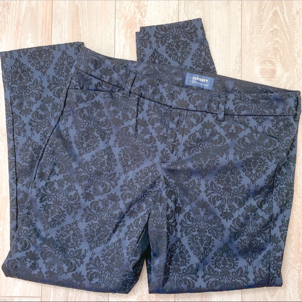 Blue Paisley Pants